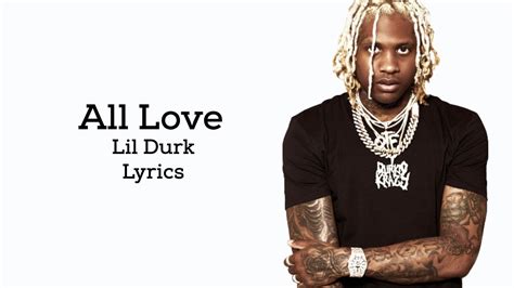 lil durk all love lyrics|lil durk all love mp3.